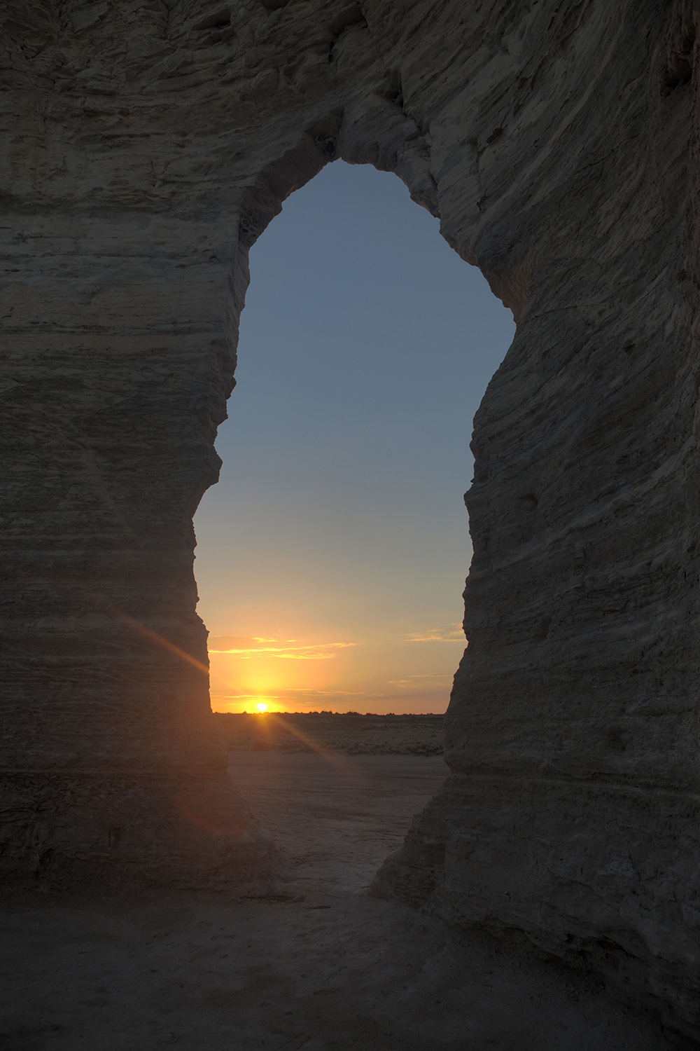 The Chalk Pyramids and Monument Rocks in Kansas