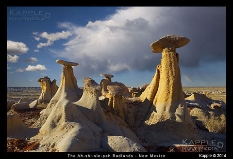 The Ah-shi-sle-pah Badlands