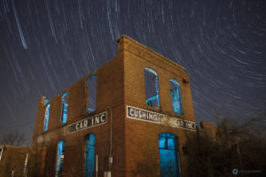 Abandoned Old retro gas station