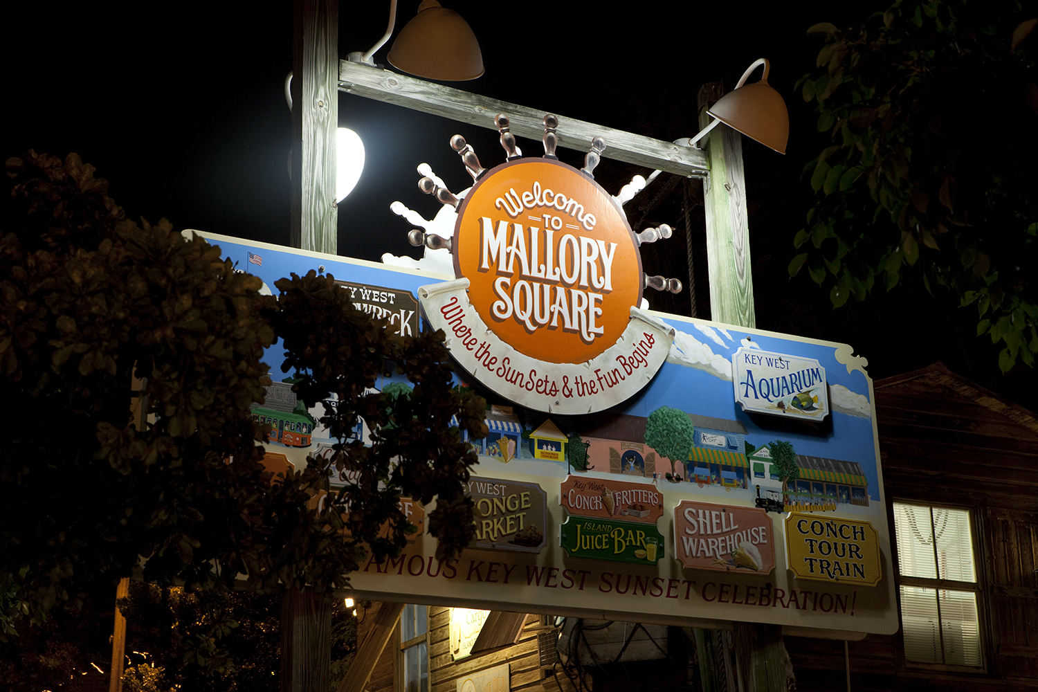 Key West night life, Mallory Square, Key West, Florida USA