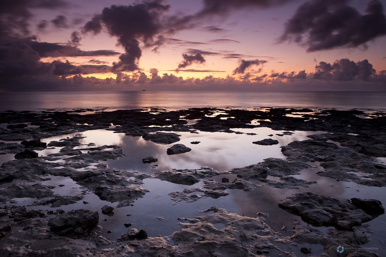 Dawn sunlight at Bahia Honda Key, Florida, USA