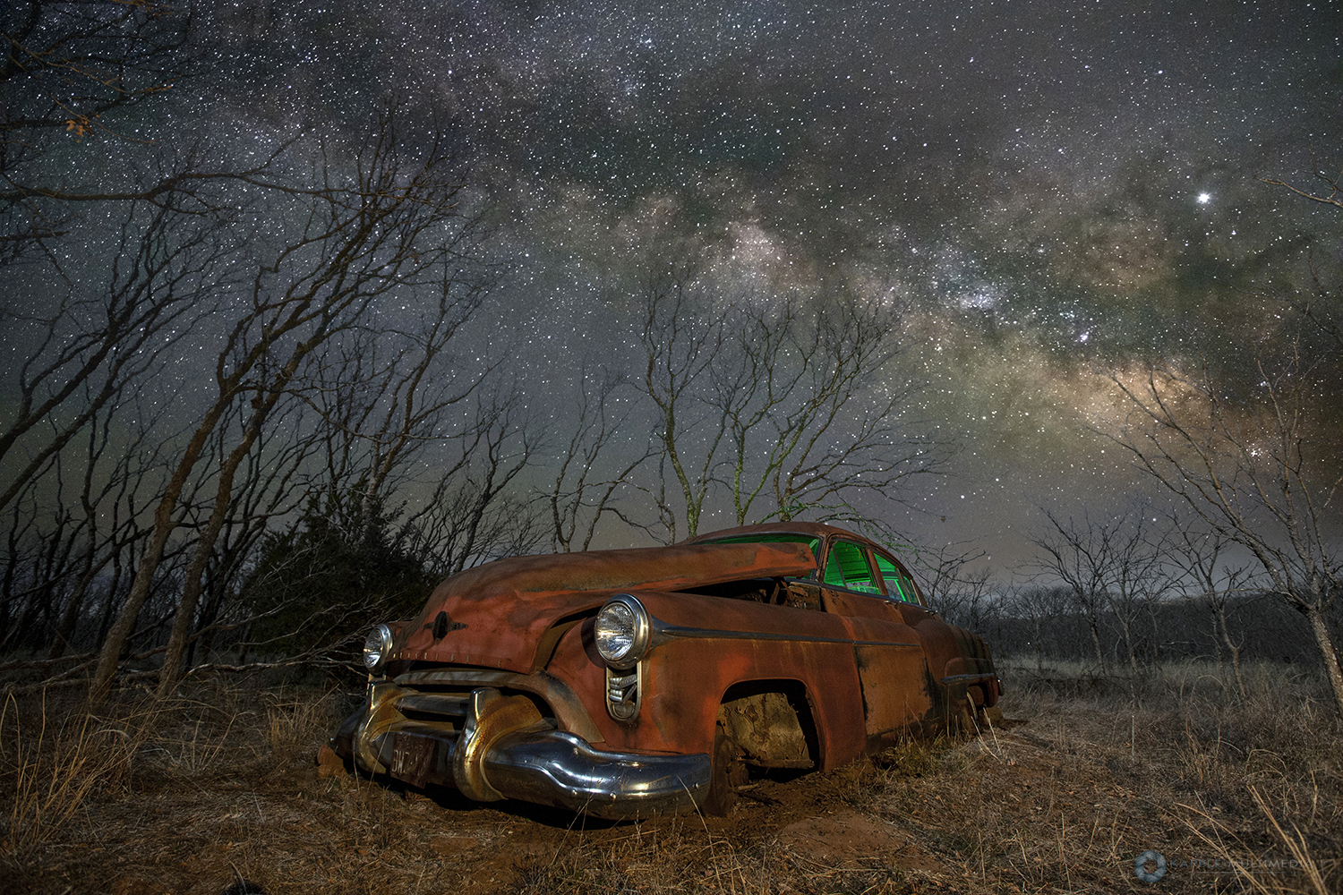 Old Hudson under the Milky Way