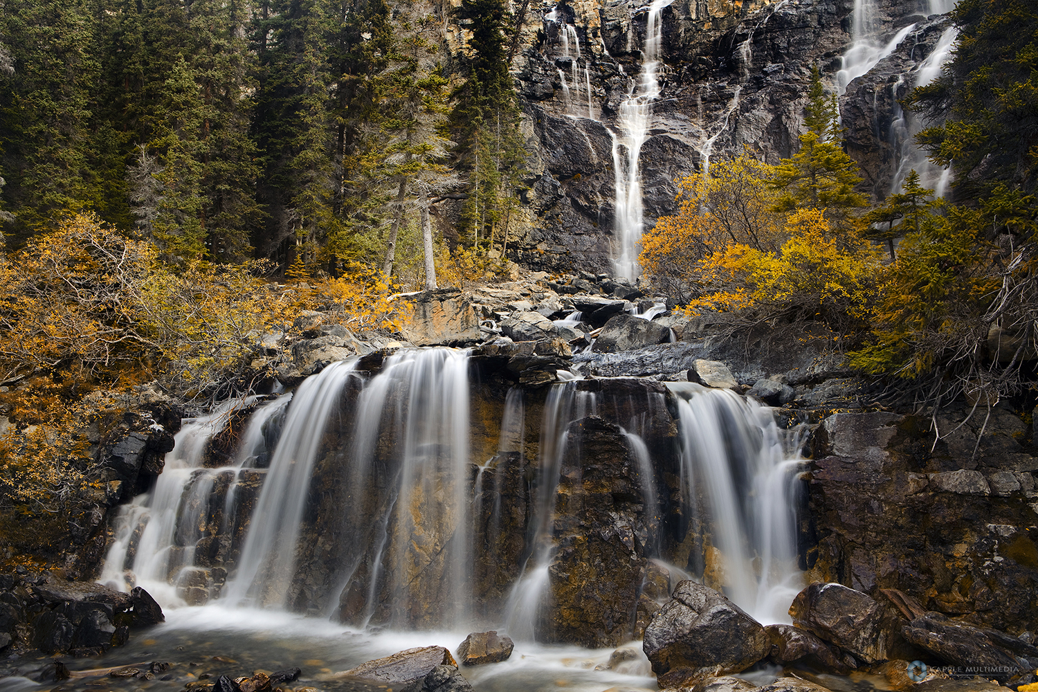 Tangle Falls, Jasper National Park, Alberta Canada